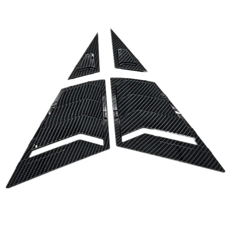 For Honda Civic Sedan 9th 2012-2015 Car Front Window Quarter Louver Shutter Cover Exterior Side Vent Trim Scoop Accessories