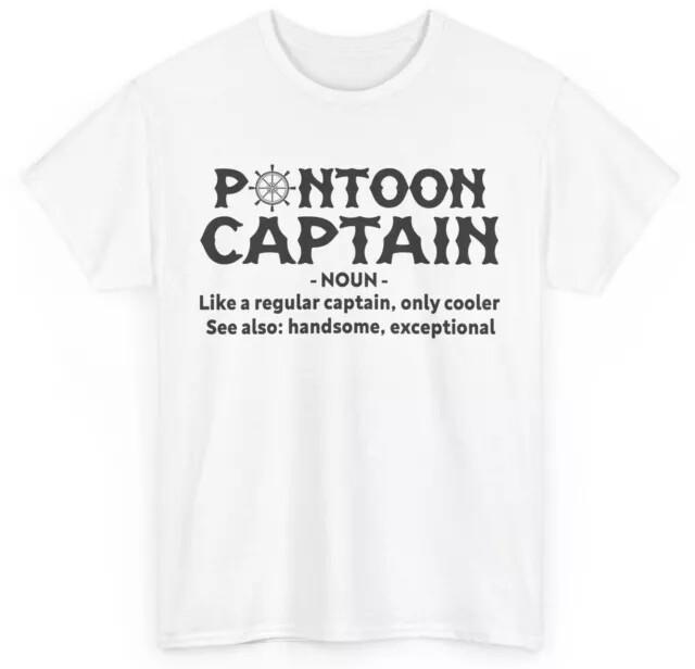 Captain of the Boat Shirt Pontoon Captain Definition Boating Lovers Shirt Unisex T-Shirt M
