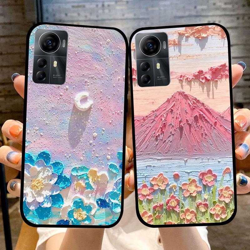 For ZTE Blade V41 Smart Case A72s Optus X Max Phone Protective Shells For ZTE Blade Blade A72 4G 5G Cover V40 Vita Fundas Coque