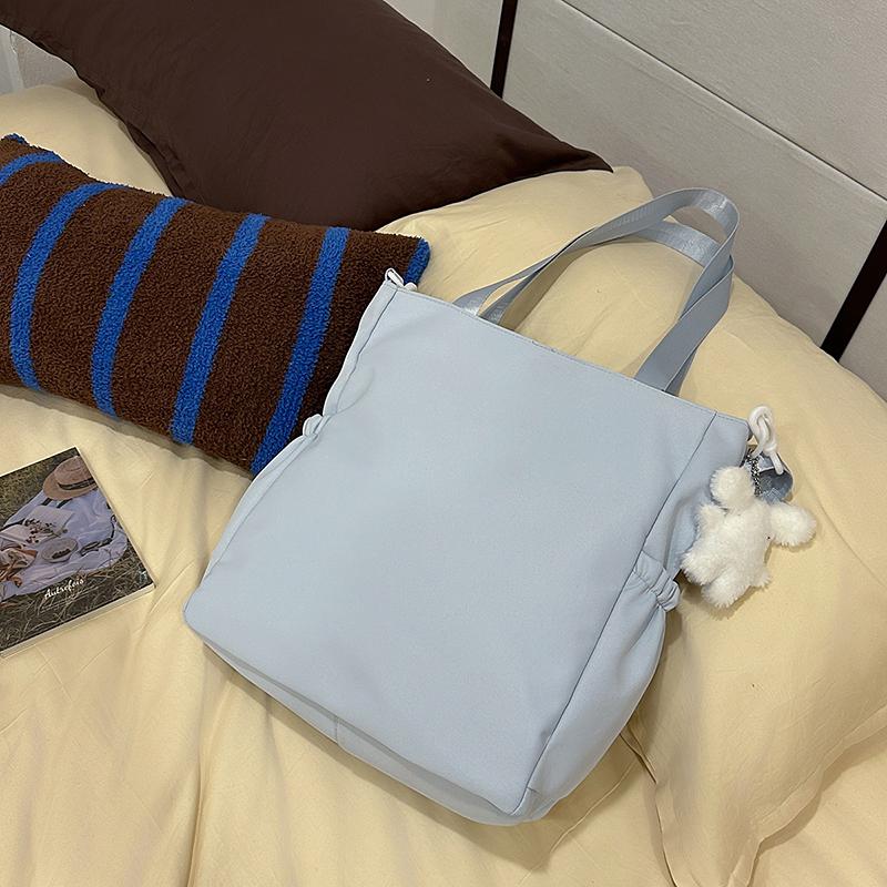 Colorblock Umhängetasche Damen College-Stil Schultertasche Junior High School Schülerinnen Große Kapazität Tragetasche