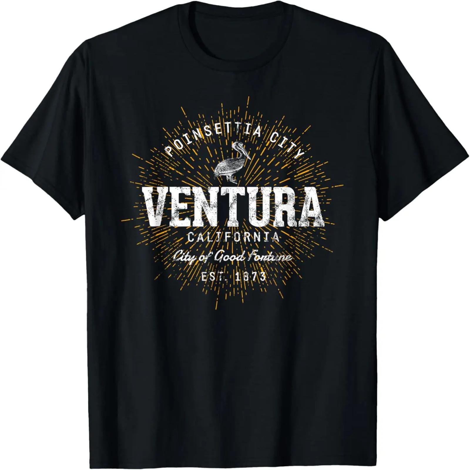 Винтажная футболка в стиле ретро Ventura S