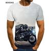 Men's Motorcycle Cool Racing Driver T-Shirts Summer Short Sleeve 3D Print Moto & Biker Street Style Male Tees 6XL Plus Size Tops