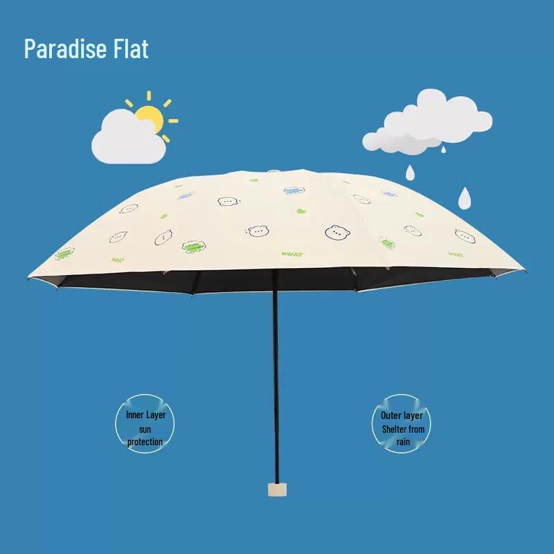 Ombrello Paradise 33873E Compatto Protezione UV Sole e Pioggia