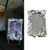 Original Electroplate Plasitic Frame Photo Binder Creative Idol Photo Card Holders for 3 Inch Card