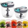 500/900ml Kitchen Manual Vegetable Garlic Cutter Chopper Meat Mincer Grinder