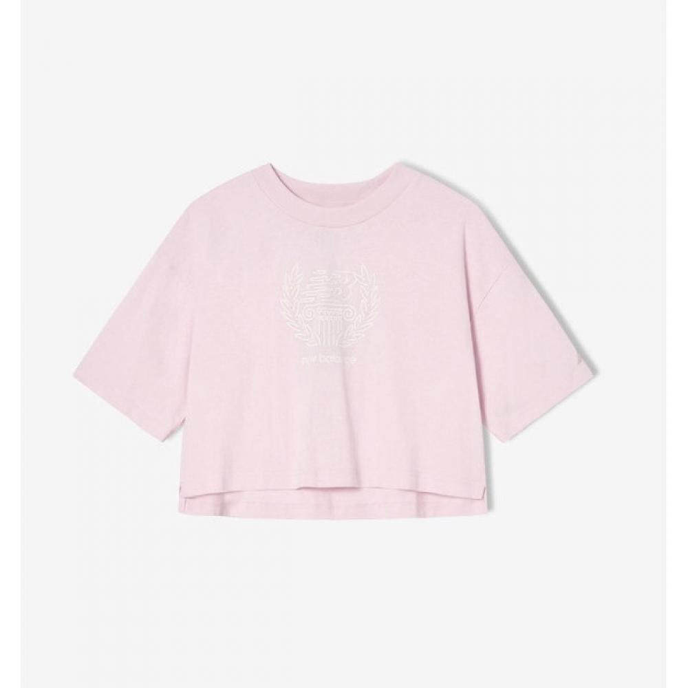 New Balance Women S Debut Big Graphic Short Sleeve Tee B1 Nbnef2v472 10 26