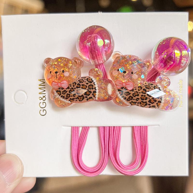 2 BUC Benzi Elastice de Păr Noi, Drăguțe, Colorate, Pisică Neagră, Fete, Accesorii de Păr, Elastice de Păr pentru Copii, Articole de Păr pentru Bebeluși