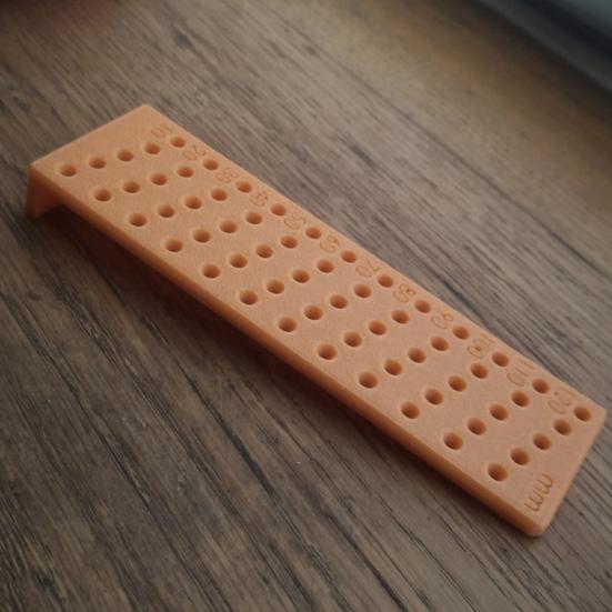 3D Printed Distance Mark Precise Positioning Heavy Duty 2-In-1 Multifunction Woodworking Projects Hole Punch Guide Marking Drilling Tool