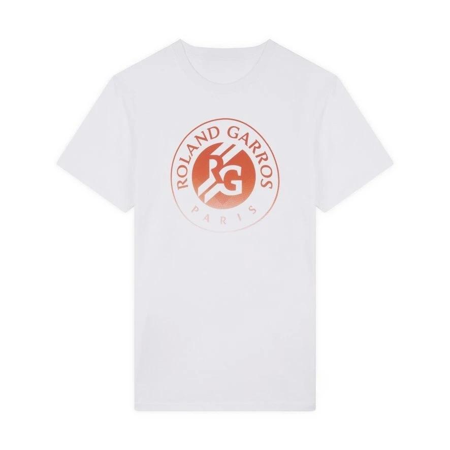 French Open Roland Garros Logo Men's Women's Tennis T-shirt 2025 Summer Pure Cotton Casual Sports Jersey Short-sleveed Top