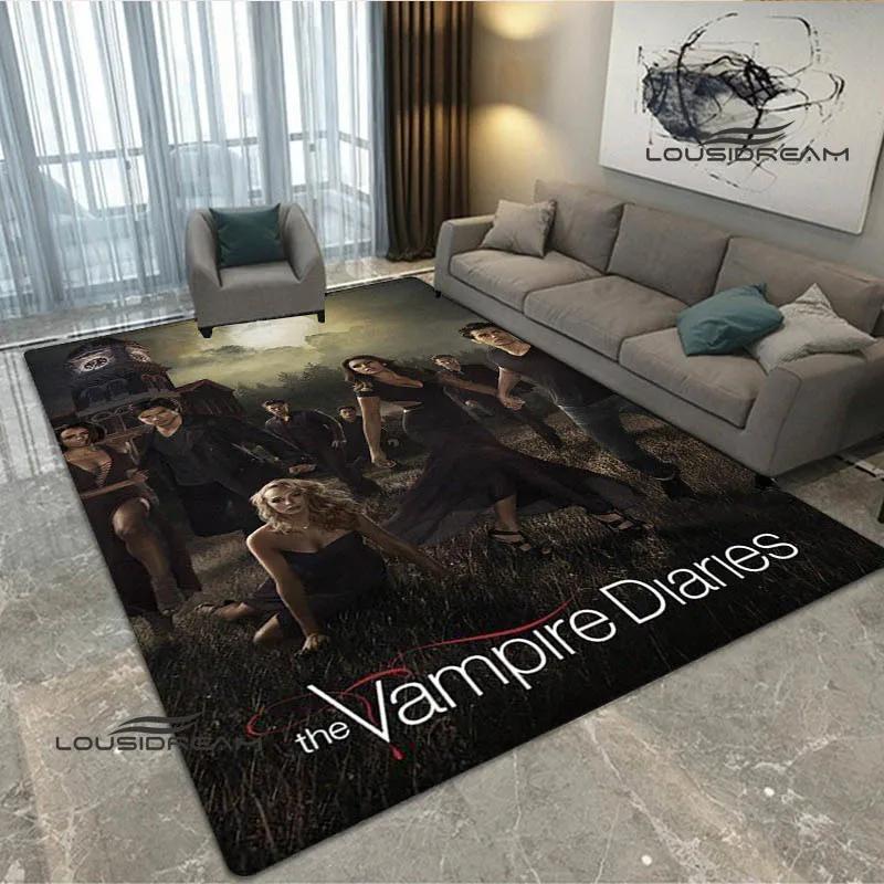 The Vampire Diaries Damon salvatore print carpet Yoga mat area rug room decor door mat Non -slip carpet kawaii rug Birthday Gift