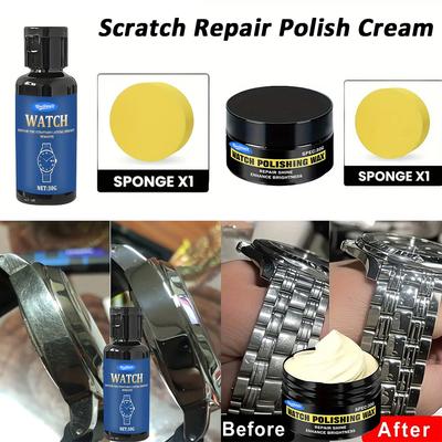 NEW Quick Scratch Repair & Polish Cream - Multi-Surface Restorer for Watches Jewelry - Stainless Steel & Metal Oxidation Remover