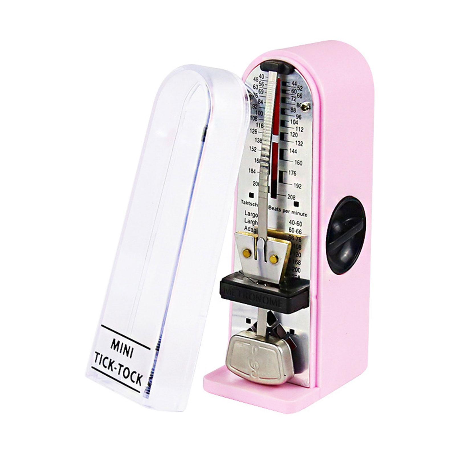 

Mechanical Metronome Universal for Guitar Violin Piano Drum Musical Instrument Accessary Practice Tools for Beginners розовый