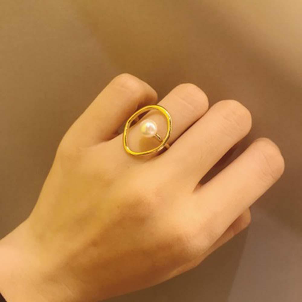 Buy Ladies Fashion Knuckle Joint Ring Gold Twist Geometric Finger Jewelry Pearl Ring Accessories Rings At Affordable Prices Free Shipping Real Reviews With Photos Joom