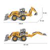 Vehicle Model Diecast Toys Forklift Bulldozer Excavator Tower Crane Engineering  Tractor for Boys Alloy+PlasticInertial Driving