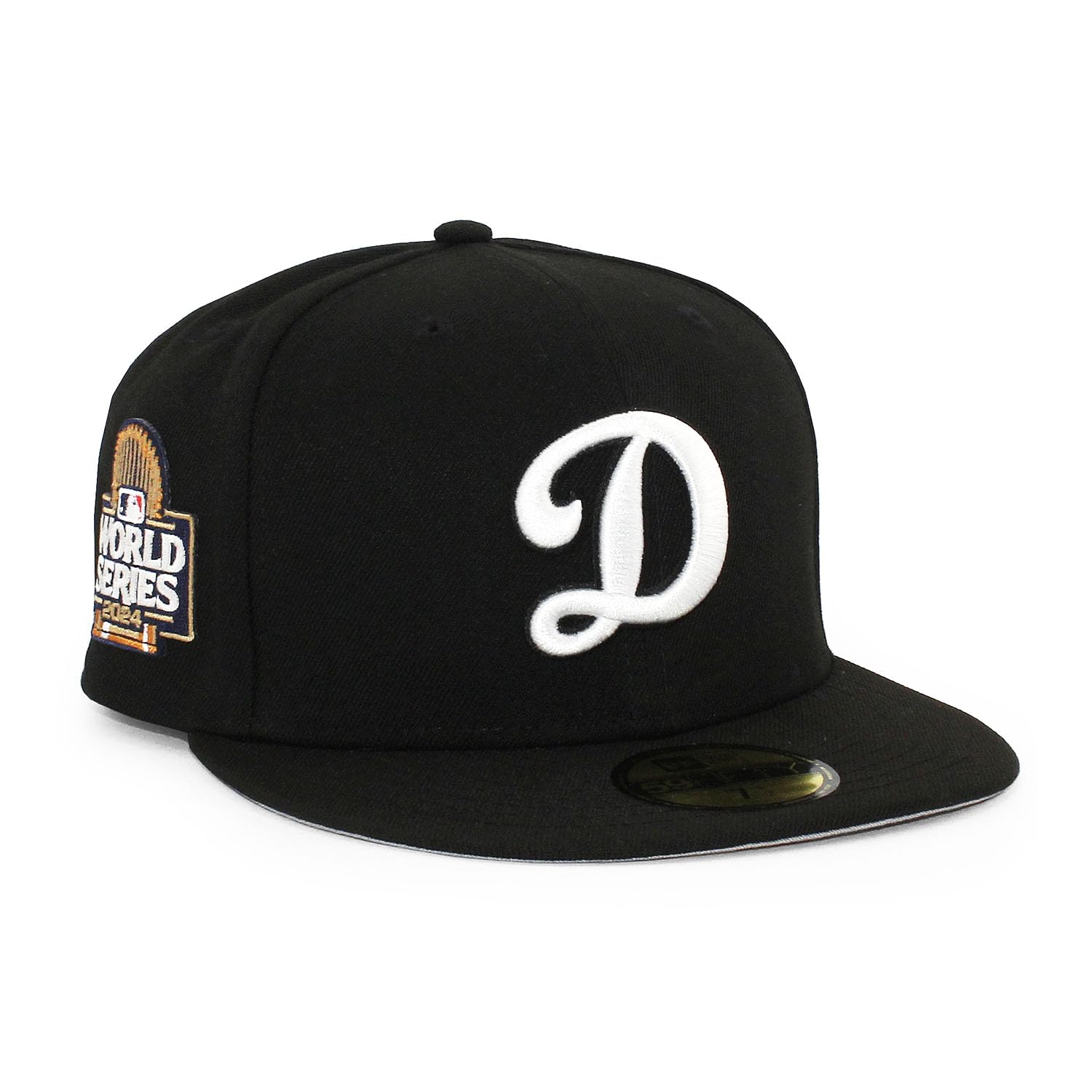 

2024 World Series Model New Era Cap 59FIFTY Los Angeles Dodgers WORLD SERIES SIDE PATCH FITTED CAP LOS ANGELES DODGERS Black LA Shohei Otani 5950 Hat