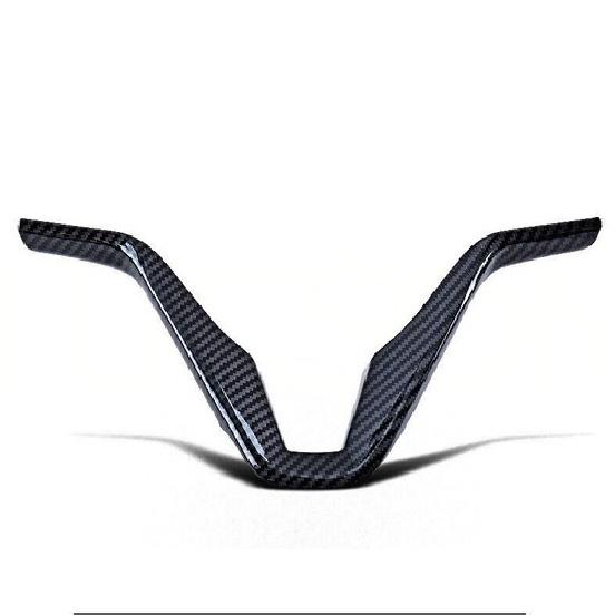 For Hyundai Tucson 2016- Carbon fiber Steering wheel V type cover trim 1pcs