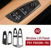 Carbon Fiber Center Console Sticker for BMW 7 Series F01 F02 Interior Modification 730 740 750li