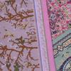 Dollhouse Carpet Floral Pattern Miniature Floor Rug with Tassel Decoration for Play
