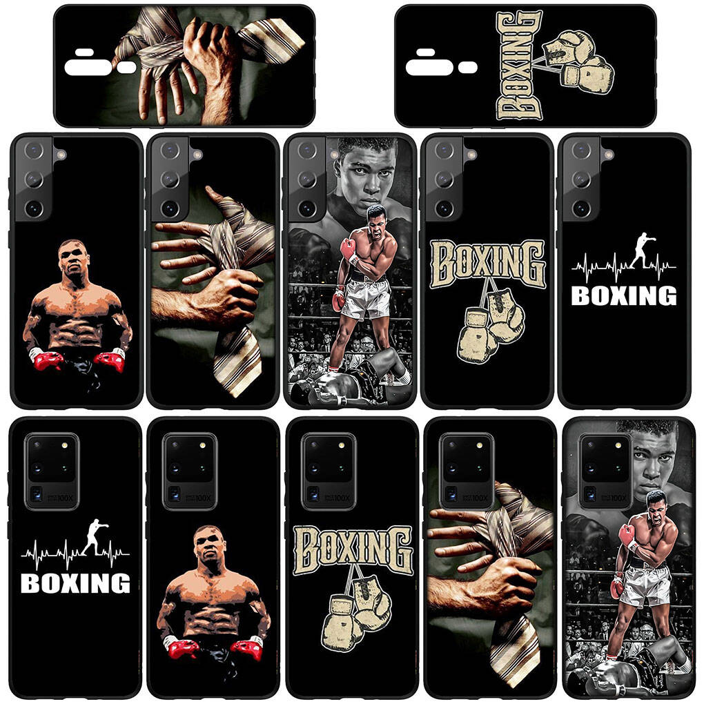 Phone Case for Samsung Galaxy S25 S23 S22 S24 Ultra FE A05 A06 A15 A16 A36 A37 A35 A54 A55 A56 A57 A25 A26 A53 Kickboxing Strong Boxing Gloves Cover