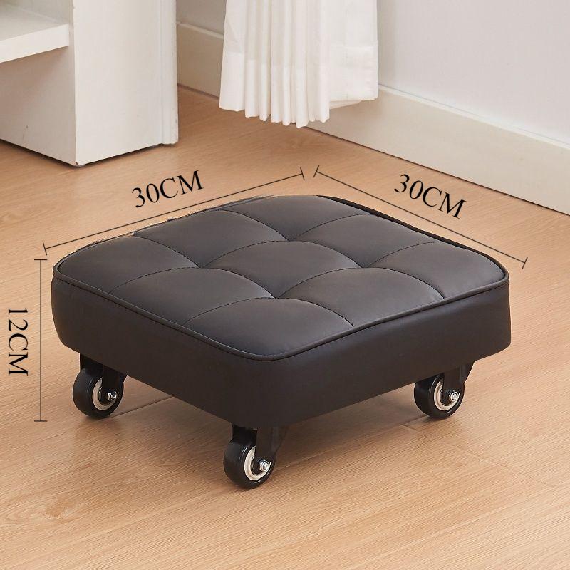 Shoe Changing Stool with Wheels Removable Portable Children's Stool Luxury Creative Footrest Home Entrance Footstool Furniture