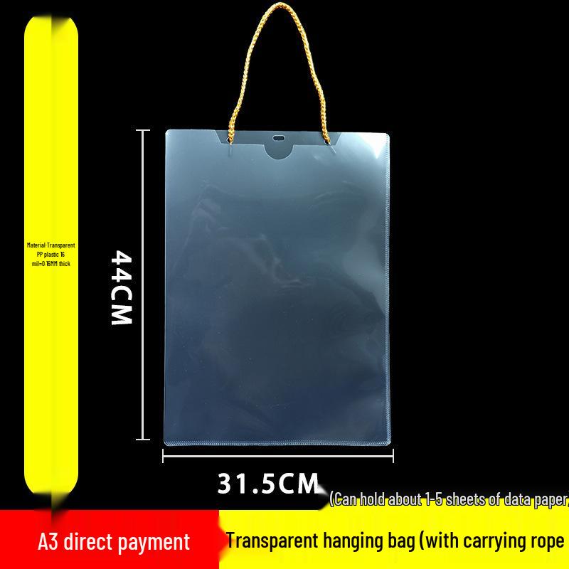 Durable Translucent Multi-Size Document Sleeve & Organizer