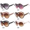 Female Hollow Frame Black Gradient Sun Glasses Cat Eye Sunglasses Shades Women Sunglasses