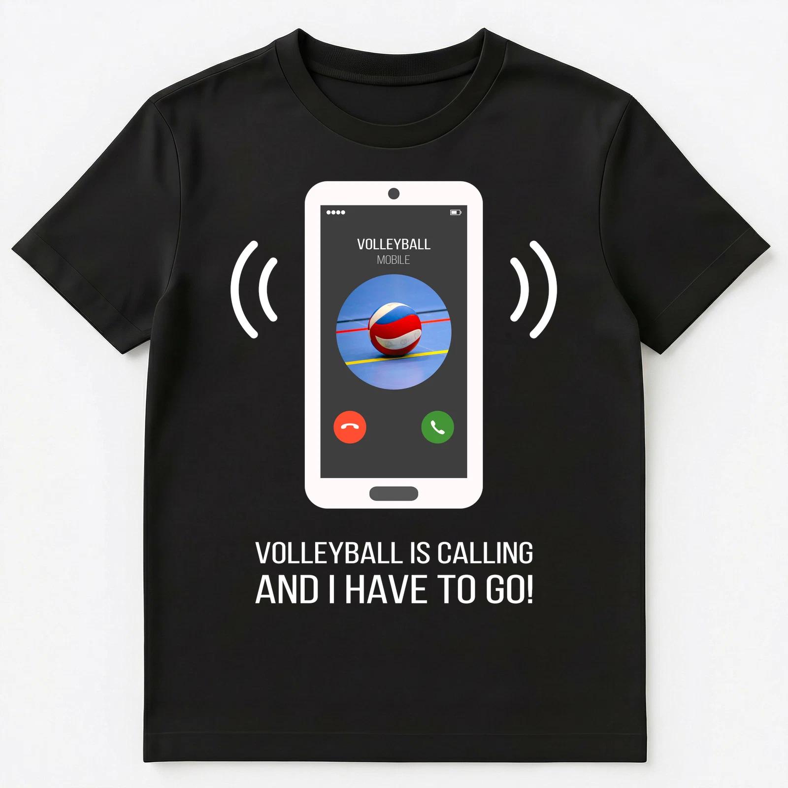 Funny Volleyball Is Calling Unisex T-Shirt S