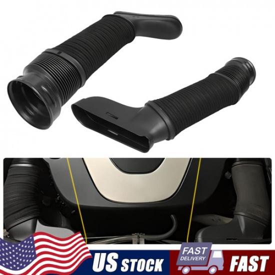 Pair of Air Intake Inlet Duct Hose For 2008-2012 Mercedes-Benz C300 W204 W212 EV