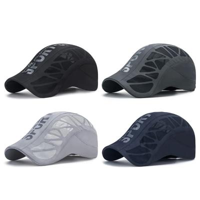 Letter Print Ivy Summer Baseball Caps Golf Driving Cycling Sports Net Mesh Sunhat
