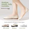 5 Pairs of Women's Summer Thin Non-slip Heel Shallow Mouth Invisible Socks