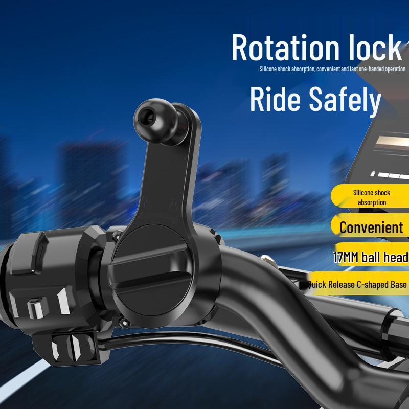 Electric Bicycle Phone Holder & Navigation Bracket for Cycling & Mountain Bikes