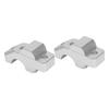 2pcs HandleBar Riser Mount Clamp CNC Aluminum Alloy Replacement for YAMAHA Tracer 900 GT 2015‑2019Silver