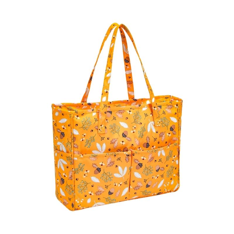 

Crochet Craft Project Bag Travel Craft Project Bag Yarn Organiser Bag for Crocheting Pattern Yarn Crochet Hook Needle
