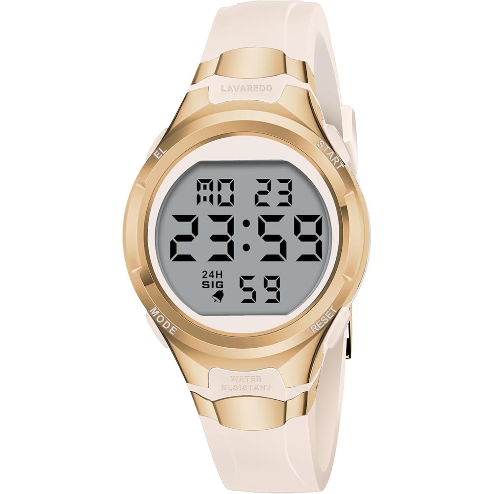 L Lavaredo Women s Digital Sports Watch Multi-Function Alarm Date Display Waterproof Outdoor Stylish