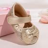 Baby Girl Princess Bow Sequin Shoes - Soft Sole Toddler Shoes