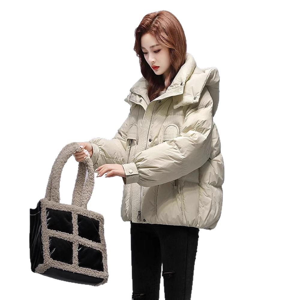 Women’s Short Hooded Windproof Thicken Warm Winter Jacket