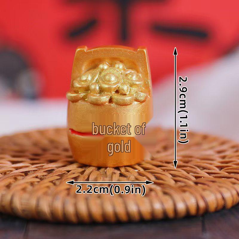 

Transparent Nine-Grid New Year Cupcake Box with Dessert Inserts