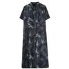 Short Sleeve Plus Size Vintage Black New In Dresses for Women Casual Loose Long Summer Shirt Dress