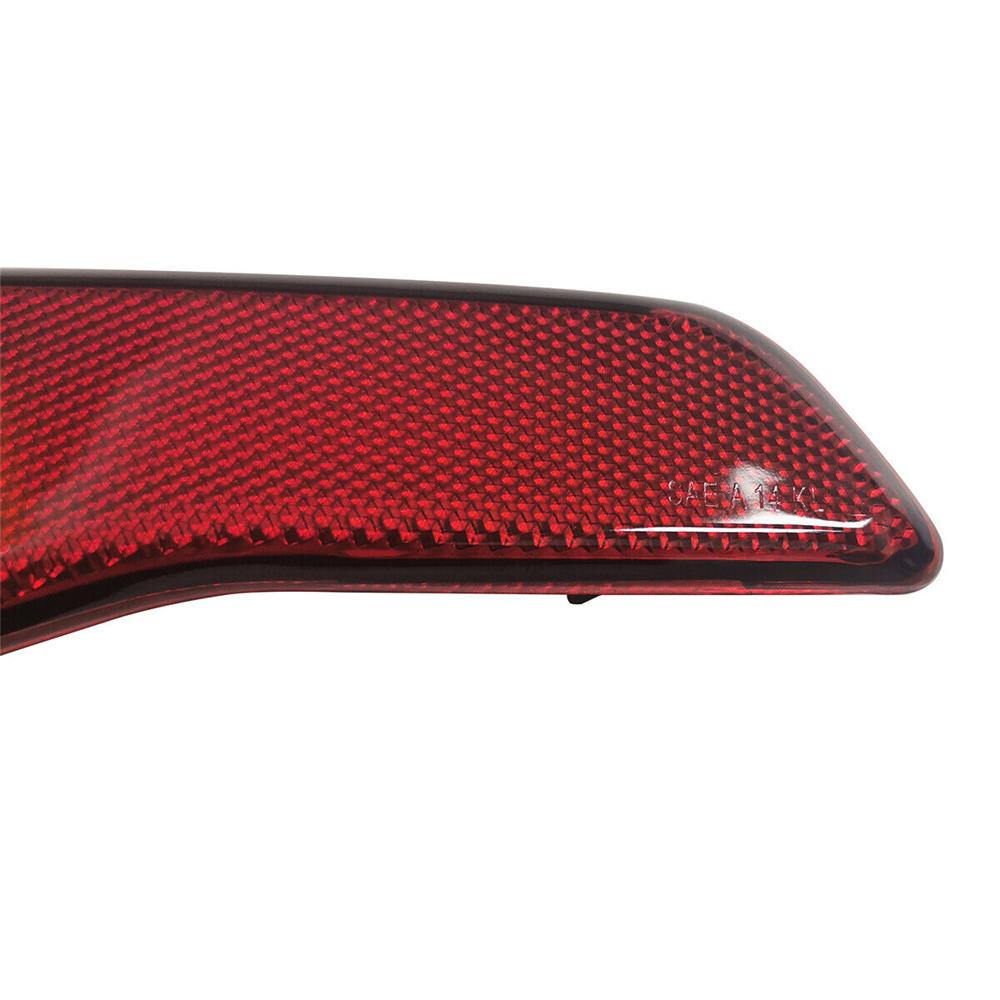 1x Left Side Rear Bumper Reflector Red Lens For 2014-2018 Jeep Cherokee