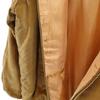 VINTAGE 50s NYNCO Zip Active Jacket beige Hoodie with down filling Men's Used