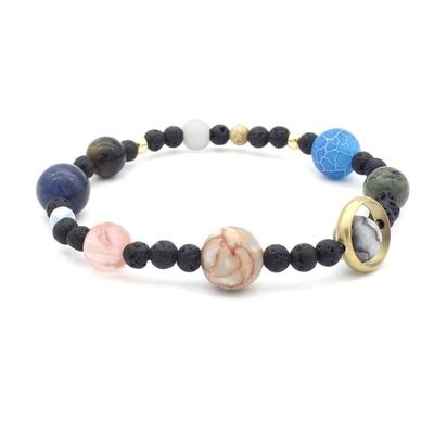 Solar System Planet Bracelet: Guardian Stone Jewelry