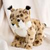 Jouets Peluches Léopard Jaune Kawaii Poupées Animales Réalistes Amusantes Peluche Douce Respectueuse de la Peau Ornements Anniversaire pour Enfants