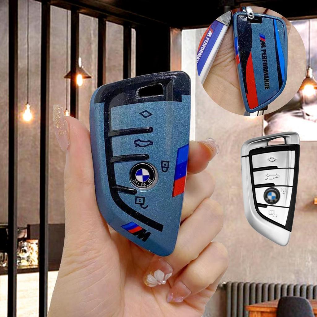 BMW X1/X3/X5/3 Series/iX3/325Li/530/320Li Key Case with Blade and Buckle for X2/X6