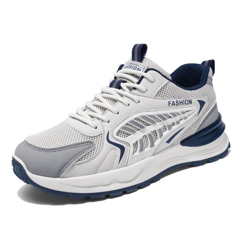 

Popular Lightweight Mesh Thick-soled Shoes Breathable Casual Non-slip and Wear-resistant Outdoor Versatile Men s Shoes 44 чёрный