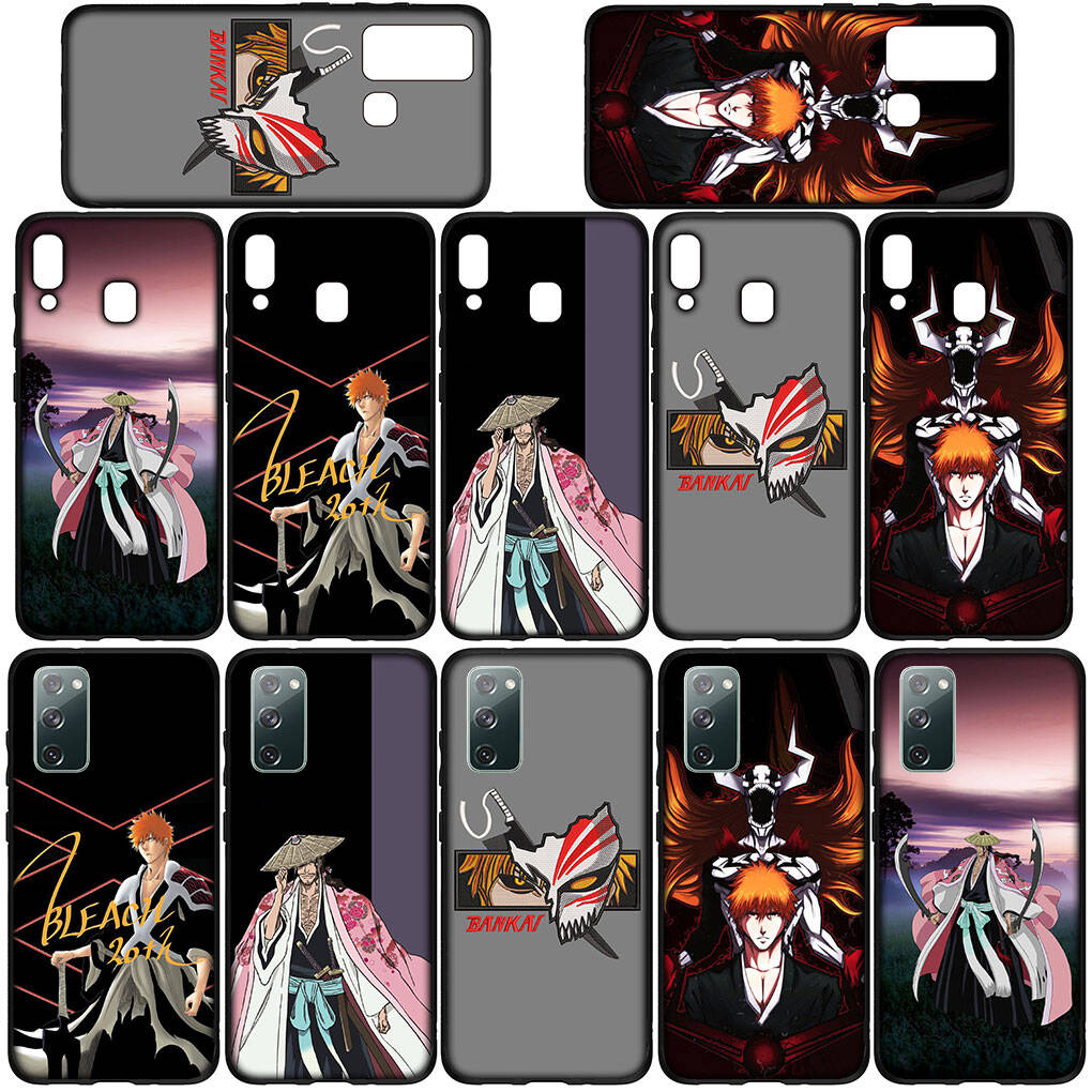 Cover for iPhone 17 16 15 Xiaomi Poco Redmi Note 14 13 12 Pro Max Samsung Galaxy S25 S24 OPPO Huawei Kyoraku Shunsui Bleach Kurosaki Ichigo Phone Case
