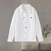 Polo Collar Woolen Coat Women's Casual Long Sleeved Top Solid Color Single Breasted Commuting Loose Jacket Autumn Winter New Fashion