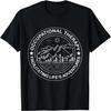 Vintage Distressed Design Buffalo T Shirt