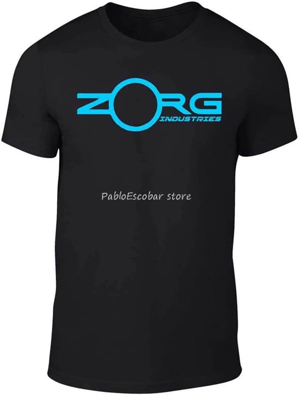Men s Zorg Industries T-Shirt - Gift Fiction Movie Science Film Sc-Fi Comic Harajuku Funny Tee Shirt XS чёрный