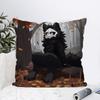 C-Changed Furry Game Pillow Case Square Pillow Bedroom Sofa Leisure Comfort Cushion Car Living Room Home Decoration