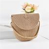 Flip Children's Bag Cute Grass Woven Handbag Little Girl Crossbody Fashion Cute Zero Wallet Summer Beach Shoulder Bags